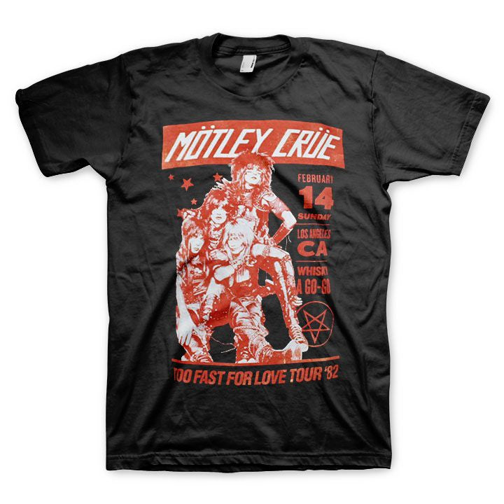 Motley Crue Whiskey A Go Go T-Shirt