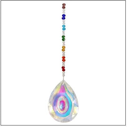 World Buyers - XL Teardrop Chakra Crystal Sun Catcher