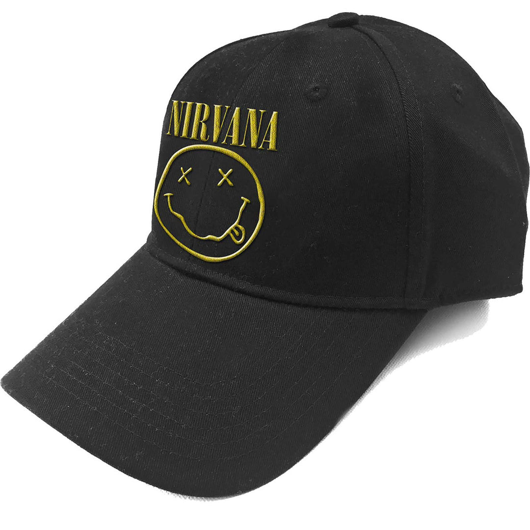 Nirvana Unisex Baseball Cap Logo & Smiley