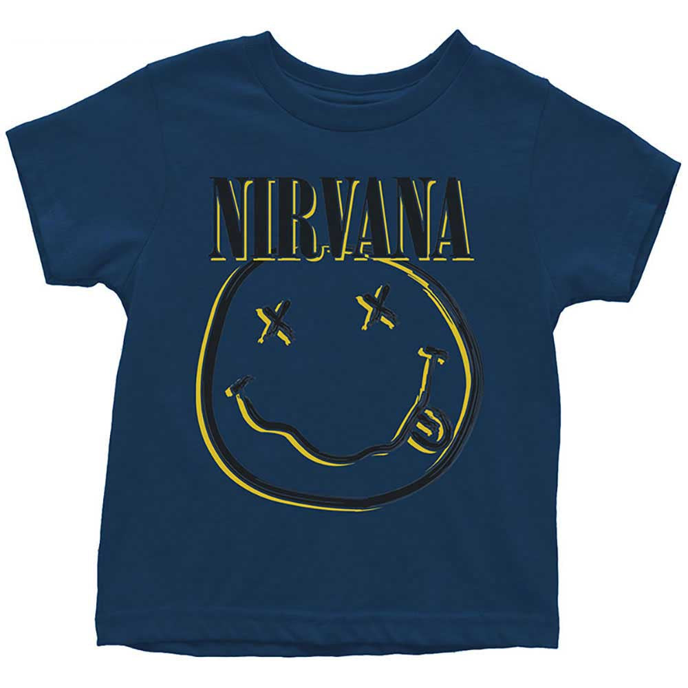 NIRVANA KIDS TODDLER T-SHIRT: INVERSE SMILEY