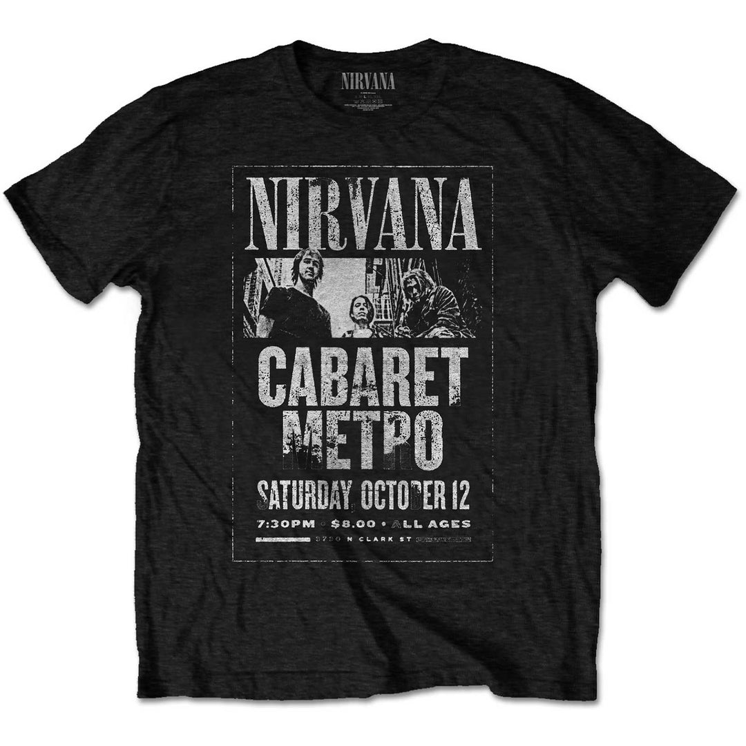 Rock Off - Nirvana "Cabaret Metro" T-Shirt