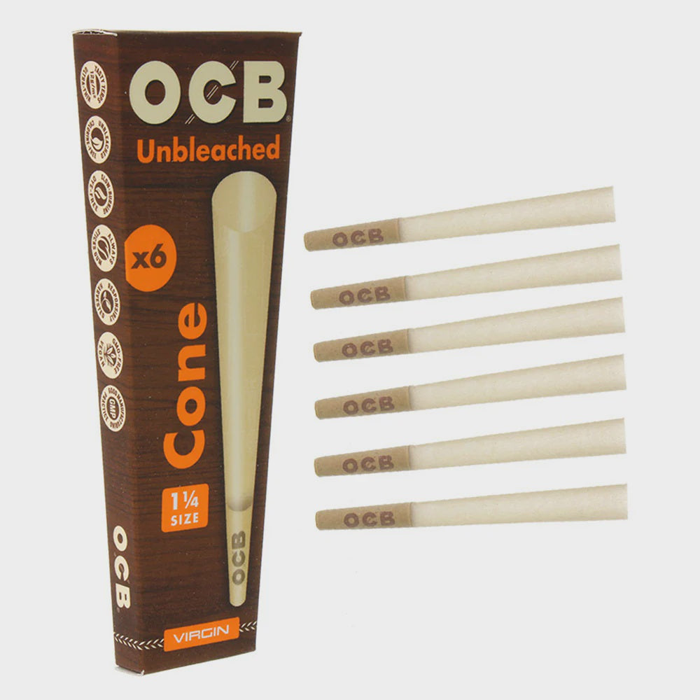 OCB Virgin Cones 1.25 6 pack