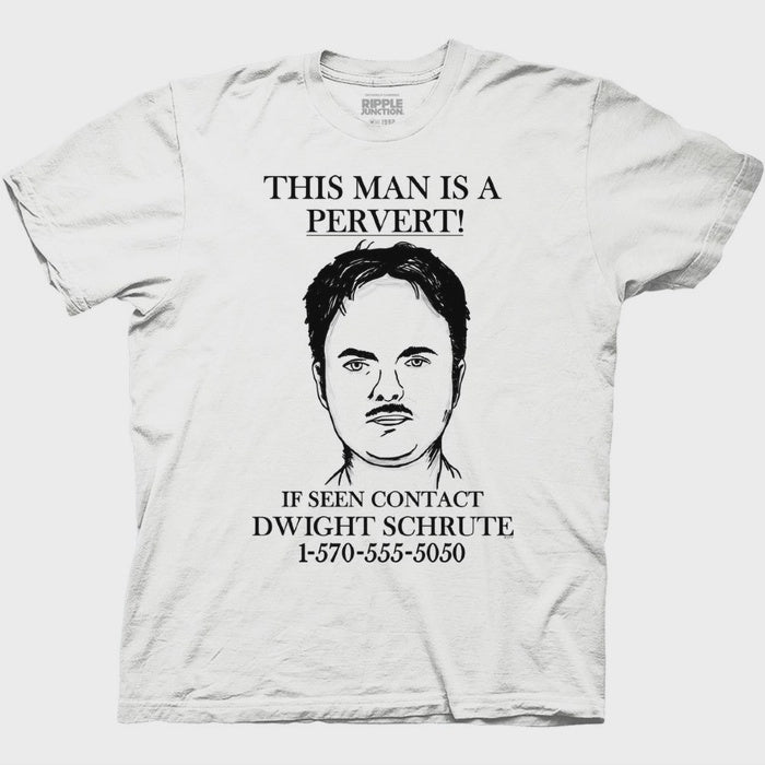 The Office This Man Is A Pervert Poster T-Shirt
