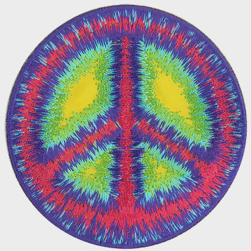 Tie Dye Peace Sign Patch