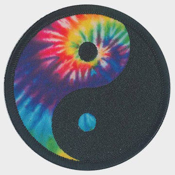 Tie Dye Yin Yang Patch