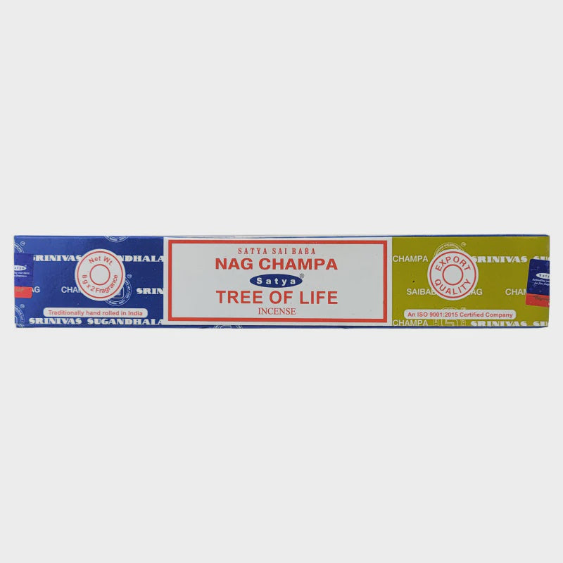 Satya Nag Champa + Tree of Life Incense Sticks
