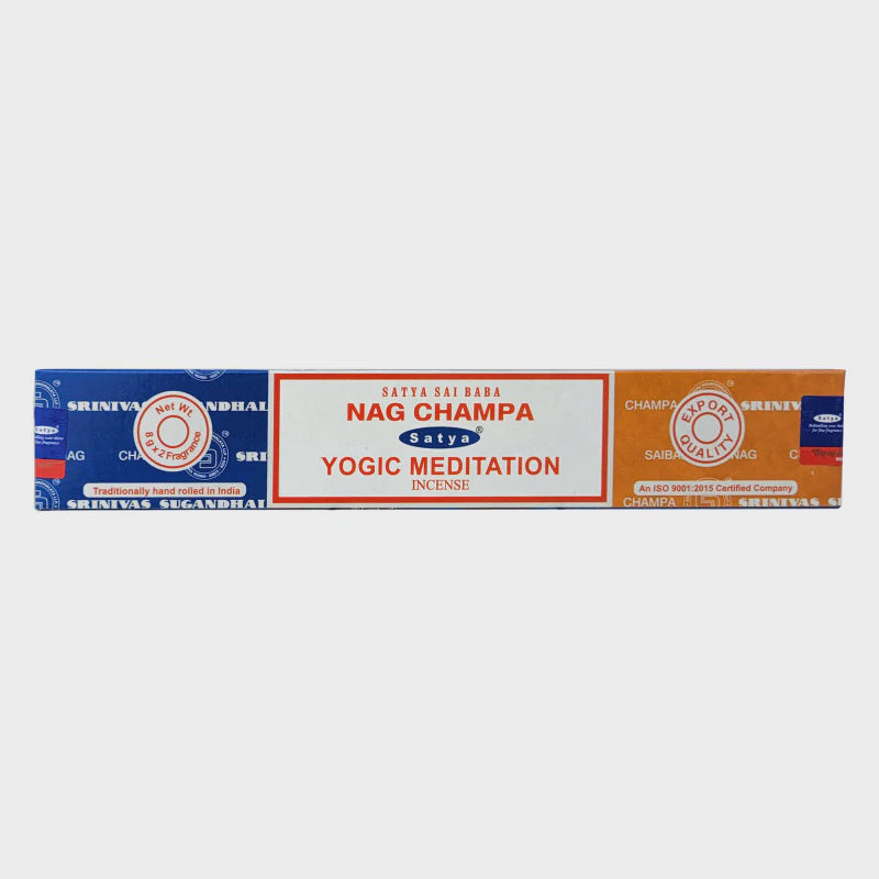 Satya Nag Champa + Yogic Meditation Incense Sticks