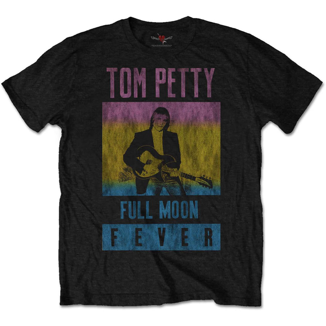 TOM PETTY & THE HEARTBREAKERS UNISEX T-SHIRT: FULL MOON FEVER