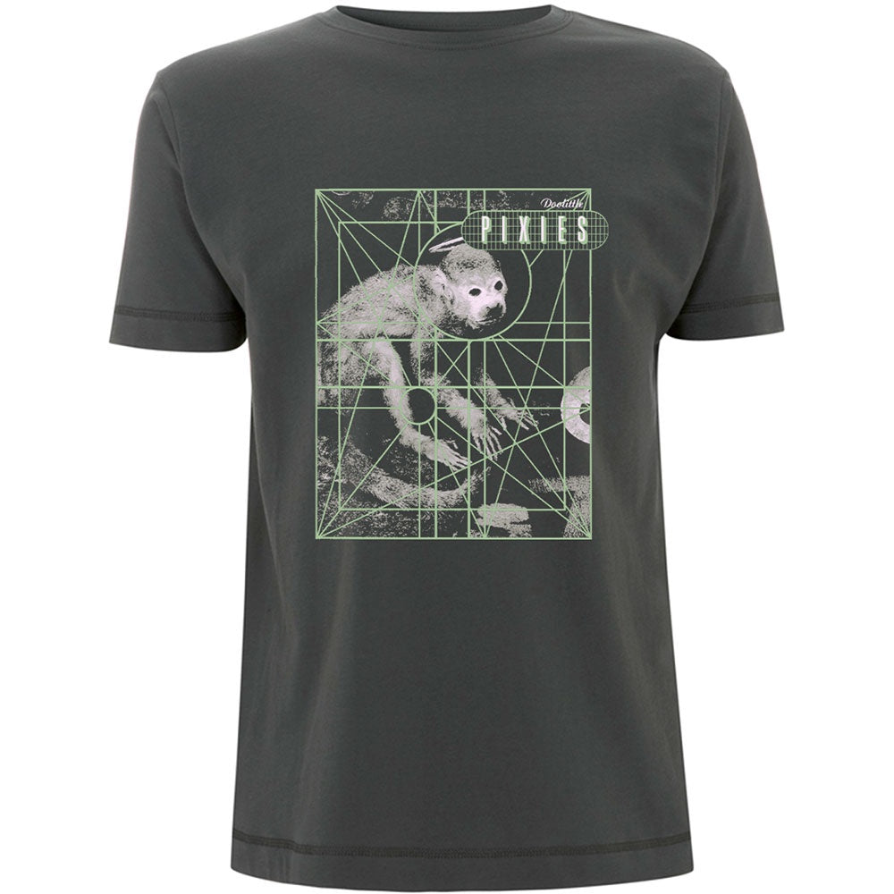 PIXIES UNISEX T-SHIRT: MONKEY GRID