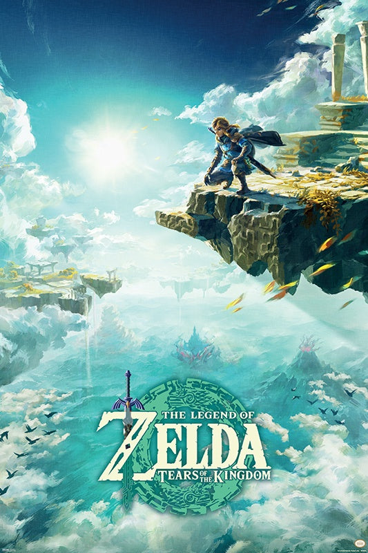Zelda Tears of the Kingdom Hyrule Skies Poster