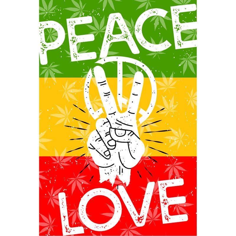 Peace Love Tapestry