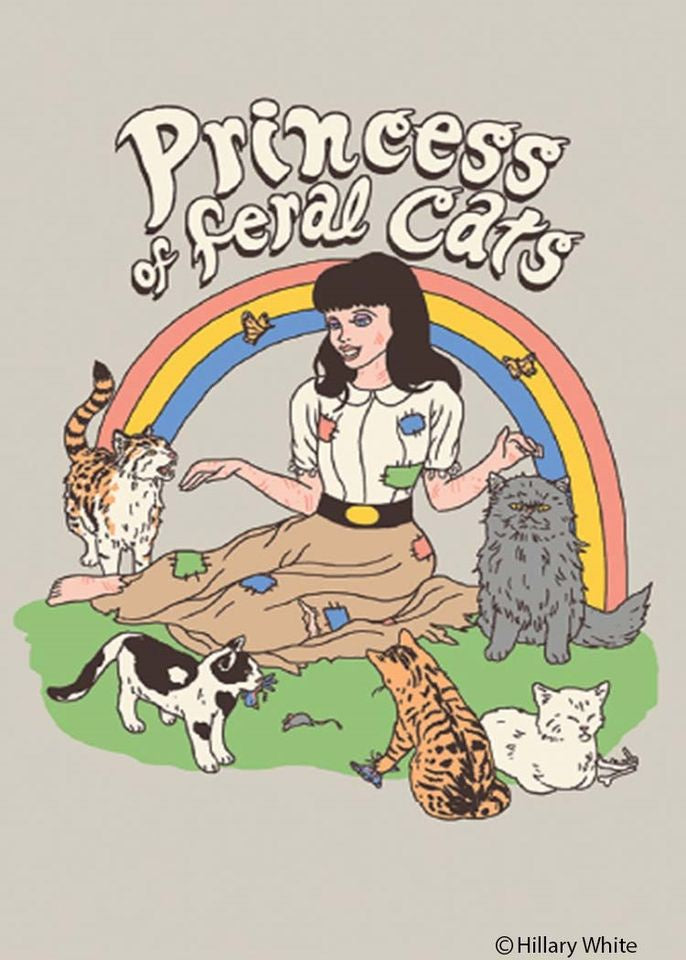 Princess of Feral Cats Magnet 19633
