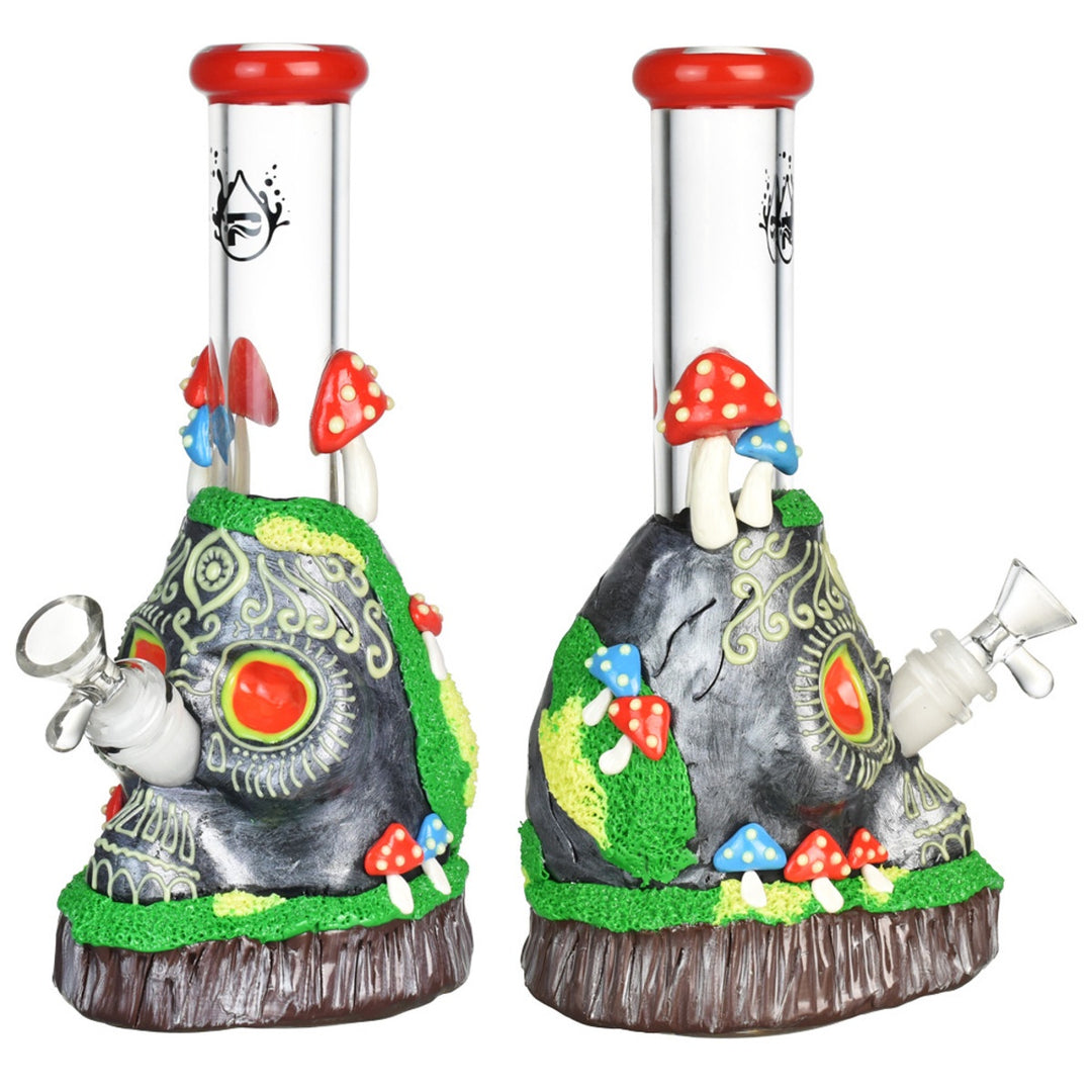 10.25" Pulsar Voodoo Skull Beaker Water Pipe