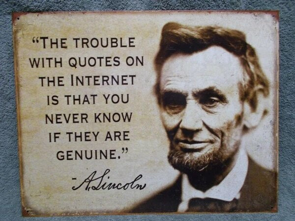 Lincoln Metal Sign