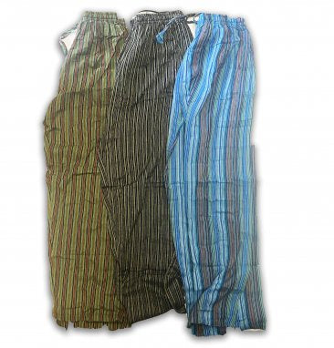 Magic Touch - Unisex Striped Cotton Pants