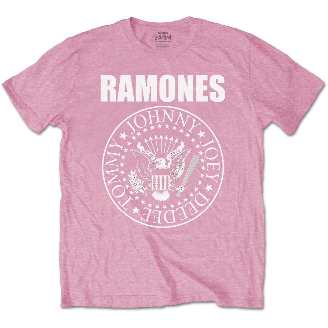 RAMONES KIDS T-SHIRT: PRESIDENTIAL SEAL PINK