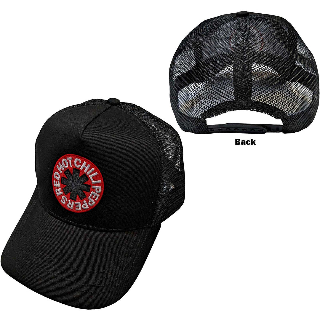 Red Hot Chili Peppers Unisex Mesh Back Cap - Inverse Asterisk (Black)