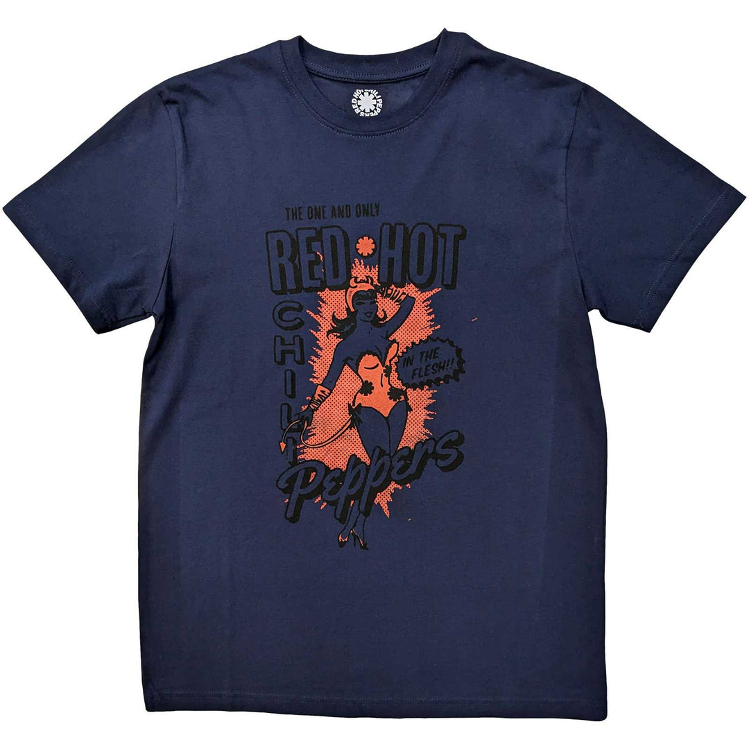 RED HOT CHILI PEPPERS UNISEX T-SHIRT: IN THE FLESH