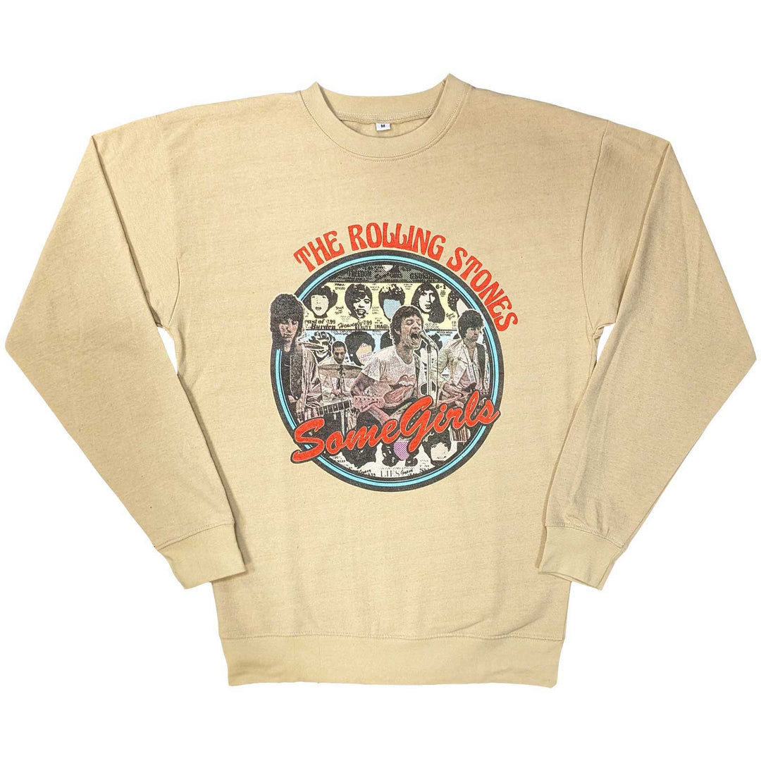 THE ROLLING STONES UNISEX SWEATSHIRT: SOME GIRLS CIRCLE