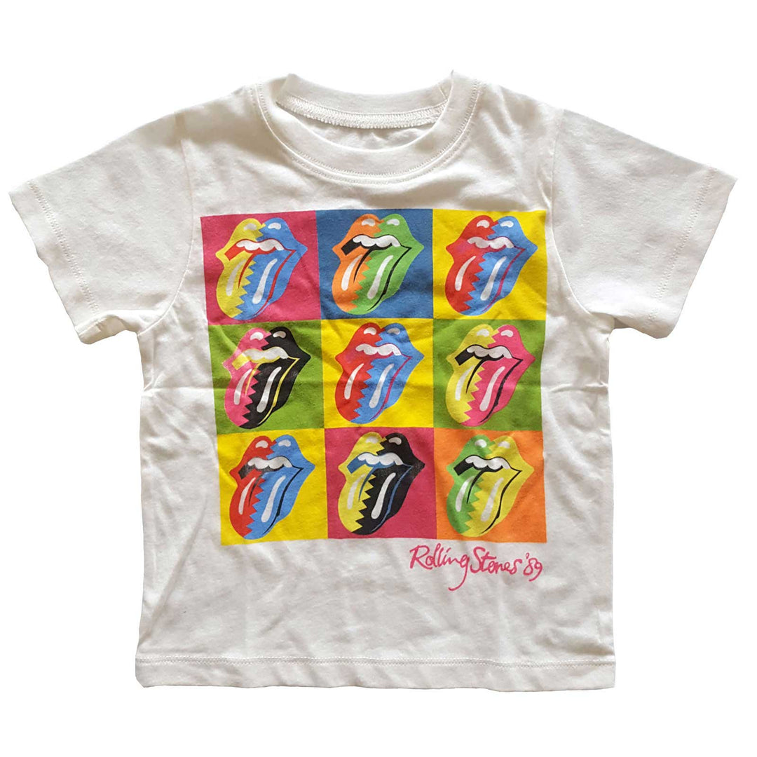 THE ROLLING STONES KIDS TODDLER T-SHIRT: TWO-TONE TONGUES