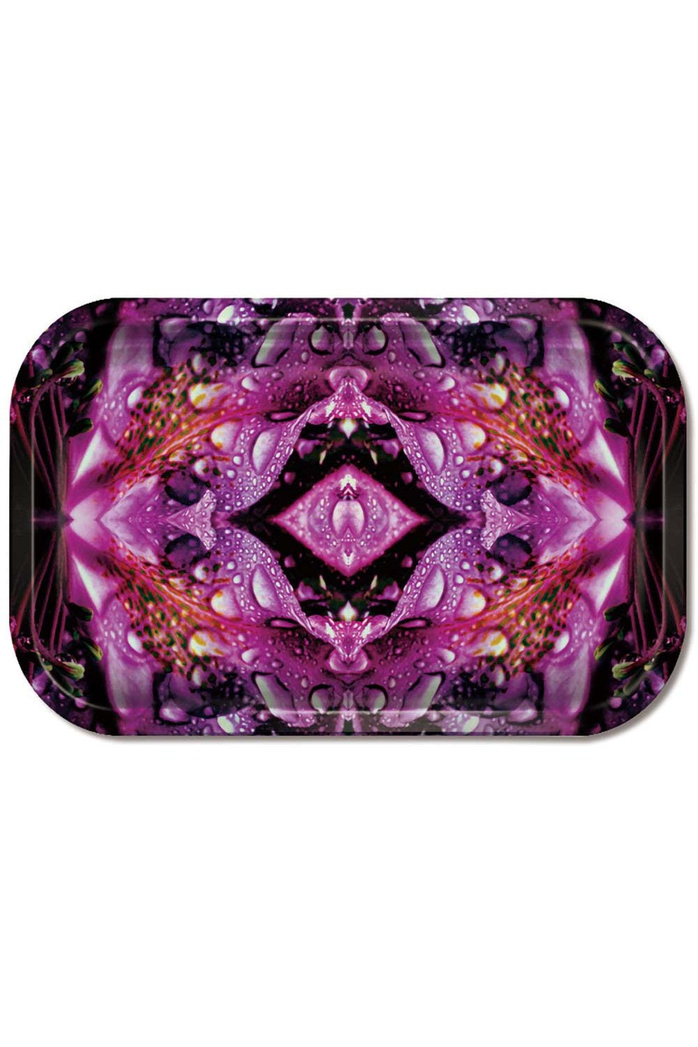 Purple Petal Mandala Large Rolling Tray