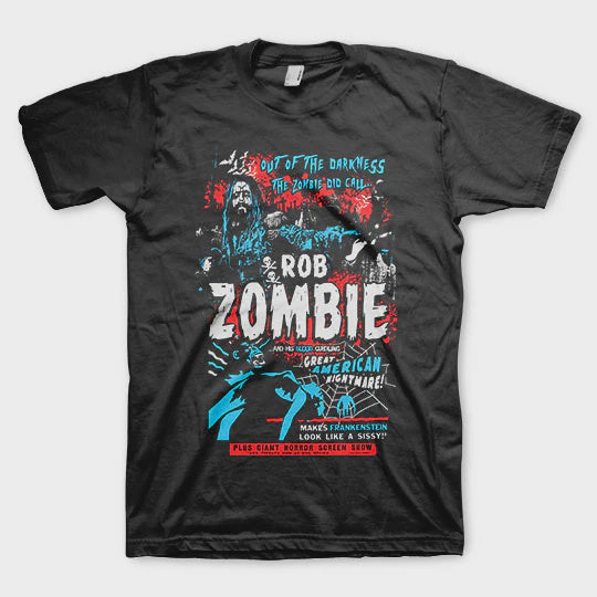 Manic - Rob Zombie Call Logo T-Shirt