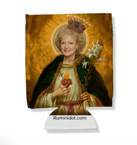 Rose Nylund "Betty White" - Illuminidol Koozie