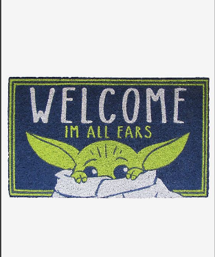 Mandalorian Doormat- I'm All Ears