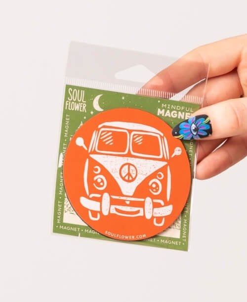 Hippie Bus Magnet