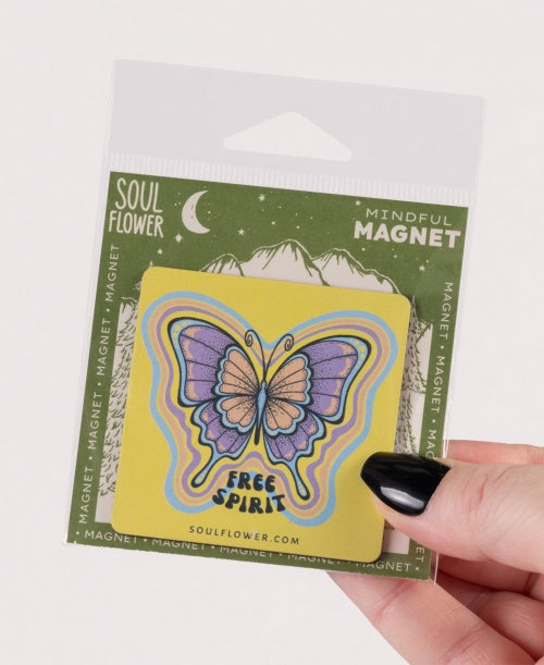 Free Spirit Butterfly Magnet