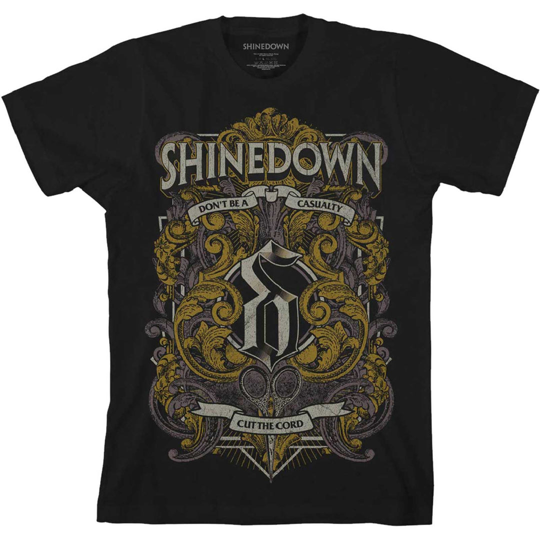 Shinedown Unisex T-Shirt - Ornamental Scissors