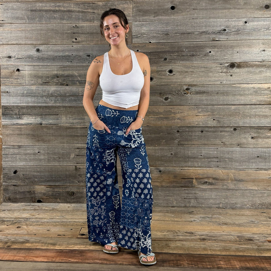 Indigo Garden Pants