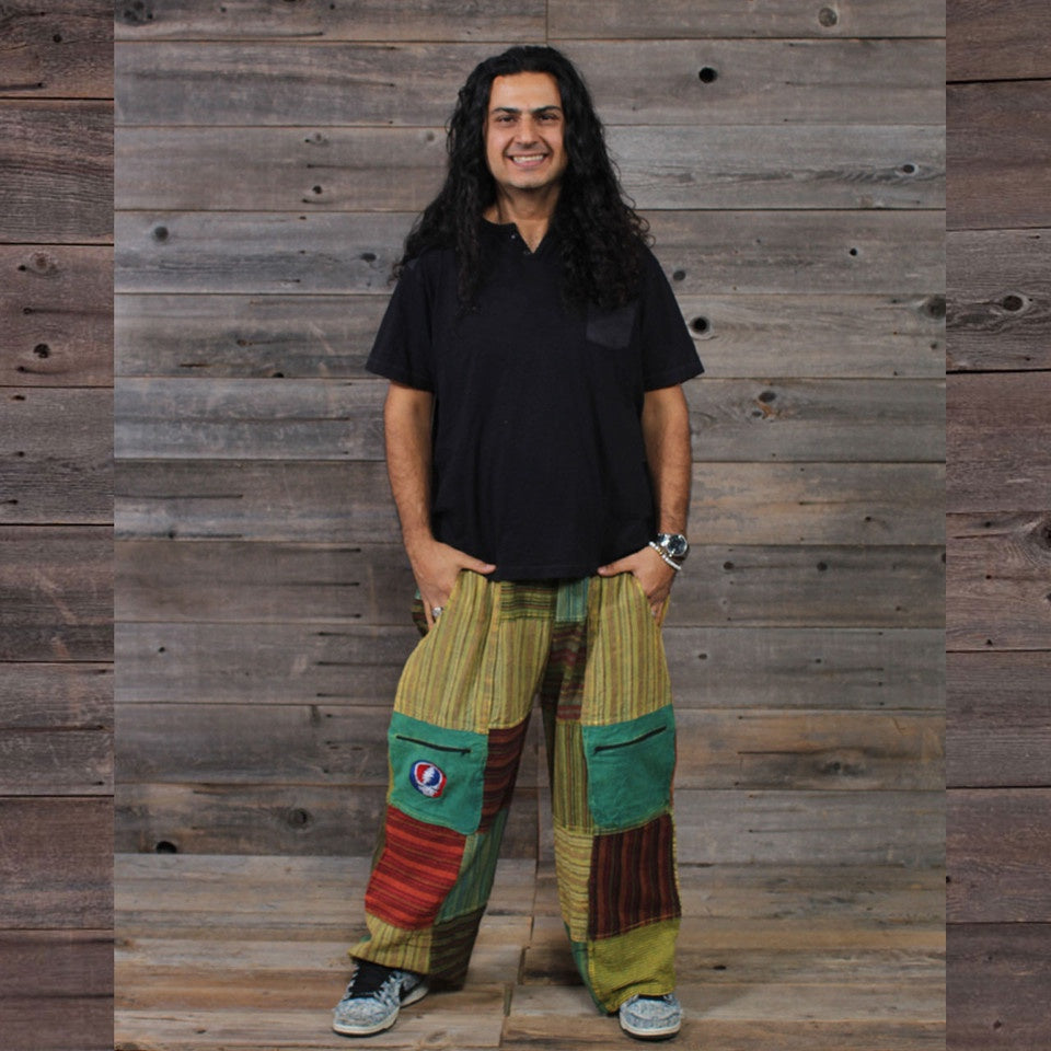 Jayli - Patchman Grateful Dead Dharka Patchwork Pants