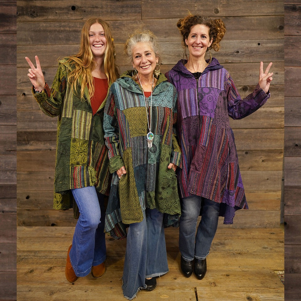 Hocus Pocus Jacket Heavy Cotton Gherri + Print Patchwork