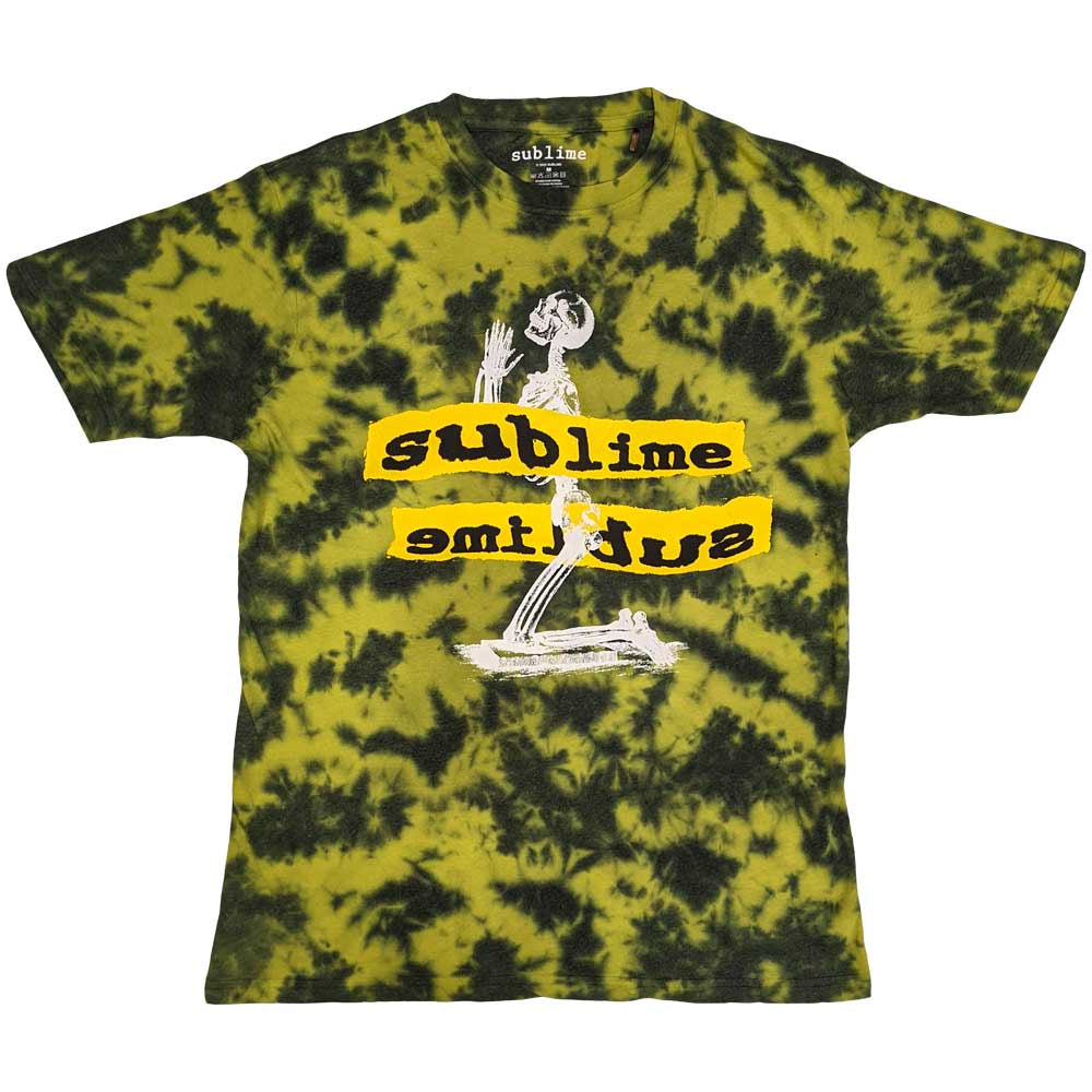 Sublime Praying Skeleton Tie Dye T-Shirt