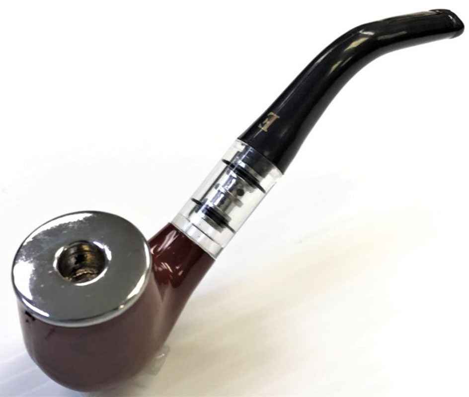 E686 Small Durable Pipe w Leather Case