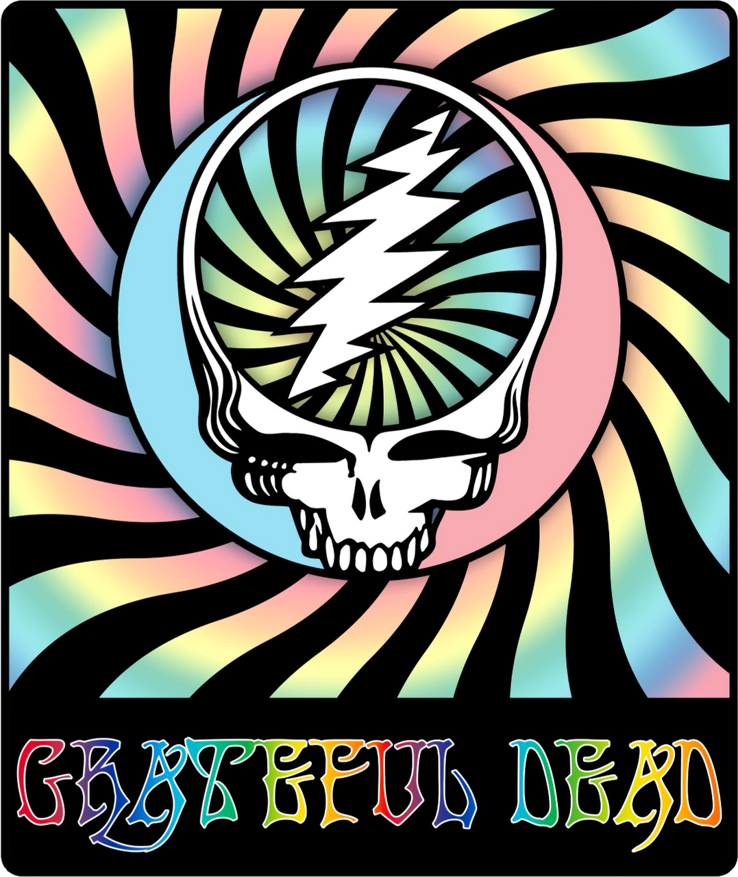 Steal Your Face Vortex Fleece Blanket