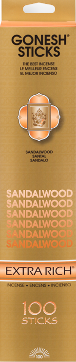 Gonesh Sandalwood Incense 100 Sticks
