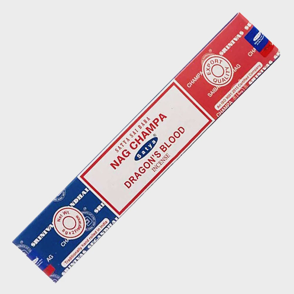 Satya Nag Champa + Dragon's Blood Incense Sticks