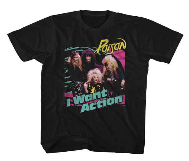 Poison Bright Action Kids T-Shirt
