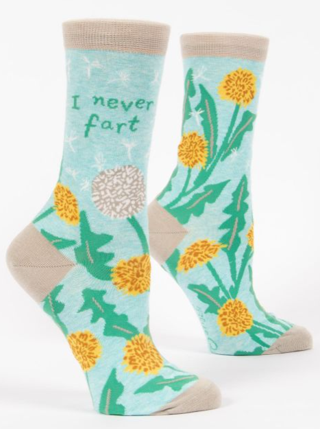I Never Fart Women's Crew Socks