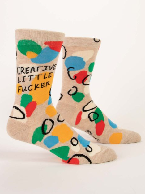 Creative Little Fucker Men's Crew Socks