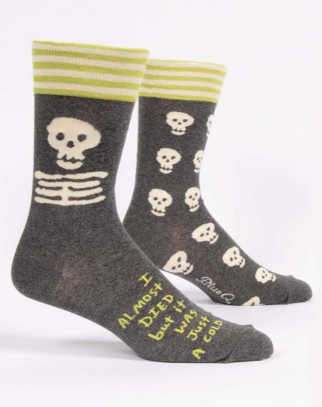I Almost Died Men's Crew Socks