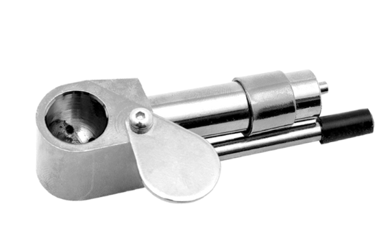 Silver Metal Pipe Storage w/ Poker