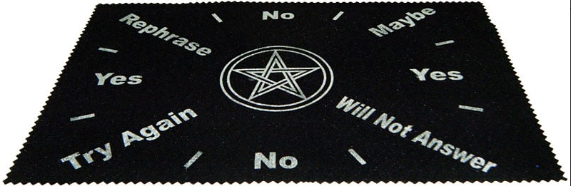 Pentagram Felt Pendulum Mat 12" x 8"