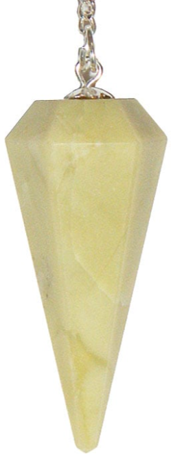 Serpentine Gemstone Pendulum
