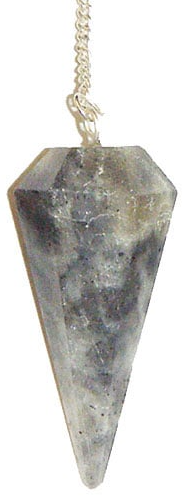 Iolite Gemstone Pendulum