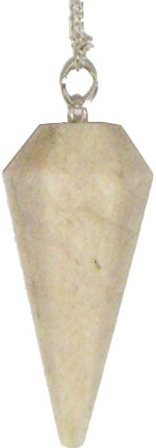 Peach Moonstone Gemstone Pendulum