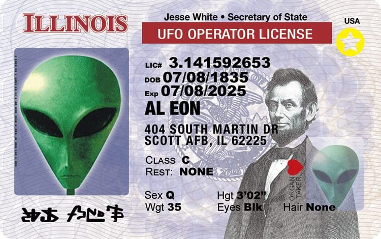 Illinois Alien License