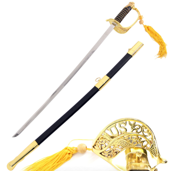 US Military Cavalry Saber Sword Union Civil War Officer Replica Saber